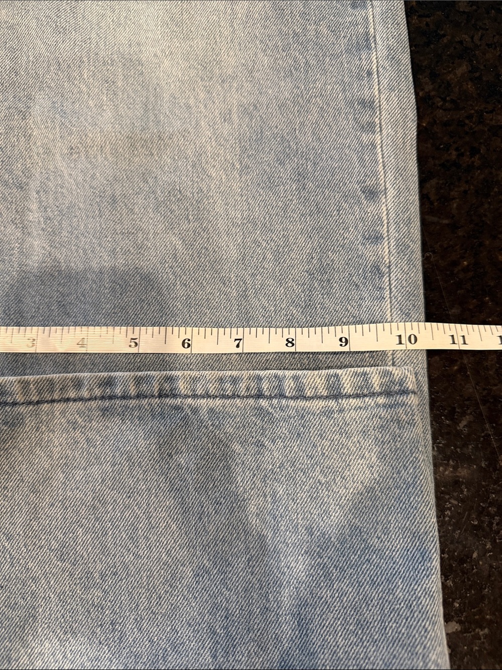 BLANKNYC Franklin Embellished Ribcage Wide-Leg Jeans Light Wash Waist 26 - Picture 15 of 16